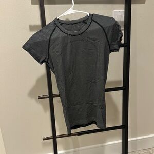 Lululemon Black Striped T-Shirt
